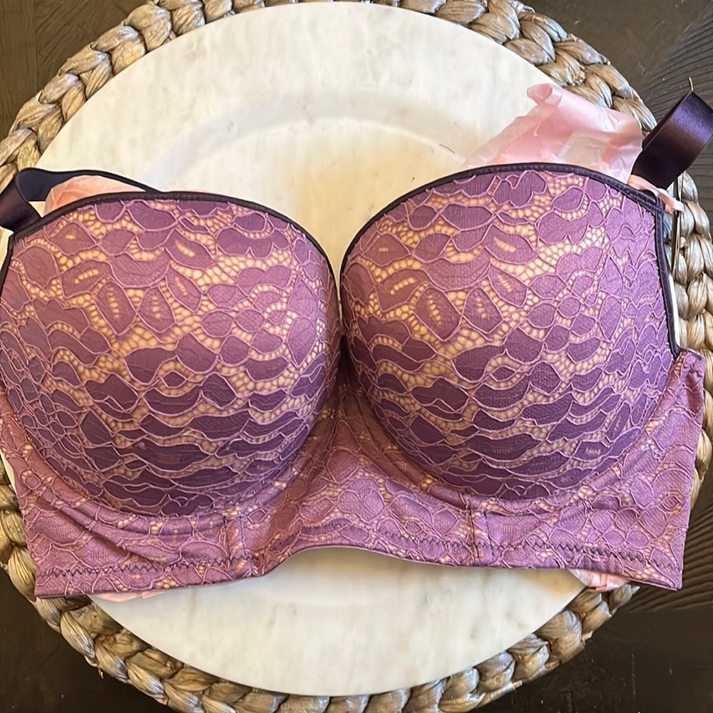 Liviara Regime Bra in Eggplant Size 34DD
